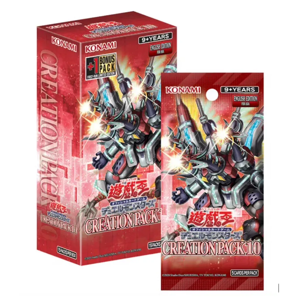 유희왕 코나미 유희왕! 공식 카드 게임 듀얼 몬스터즈 CREATION PACK 10 아시아 영어 버전