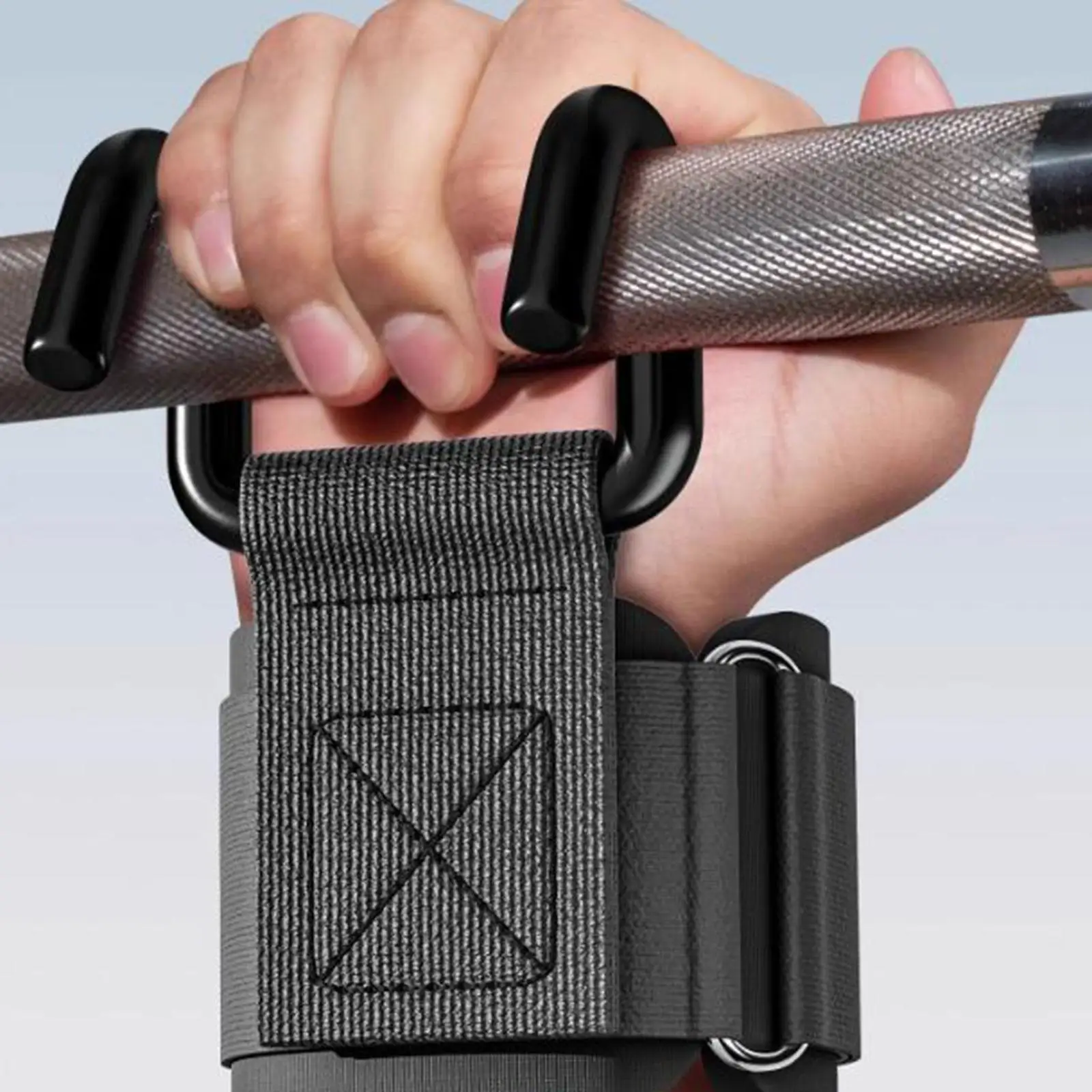 2 Pack Weight Lifting Hooks for Wrist Support And Exercise Straps