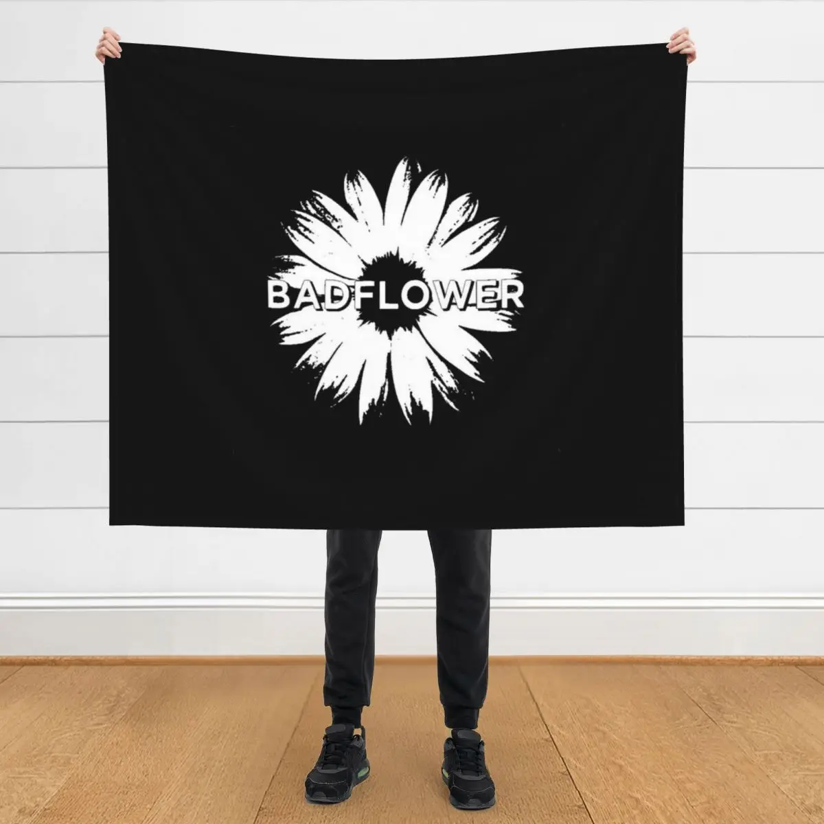 

Badflower Daisy Throw Blanket for sofa Hairys Bed Baby Blankets