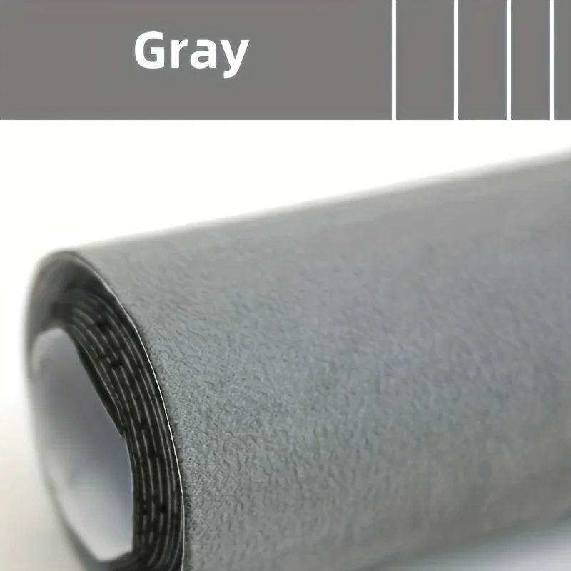 Steering Wheel Refurbishment Self-Adhesive Suede Leather Sticker for Car Interior Modification, Dashboard and Door Panel Color Change, Strong Adhesive Wear-Resistant DIY Decorative Patch image 3