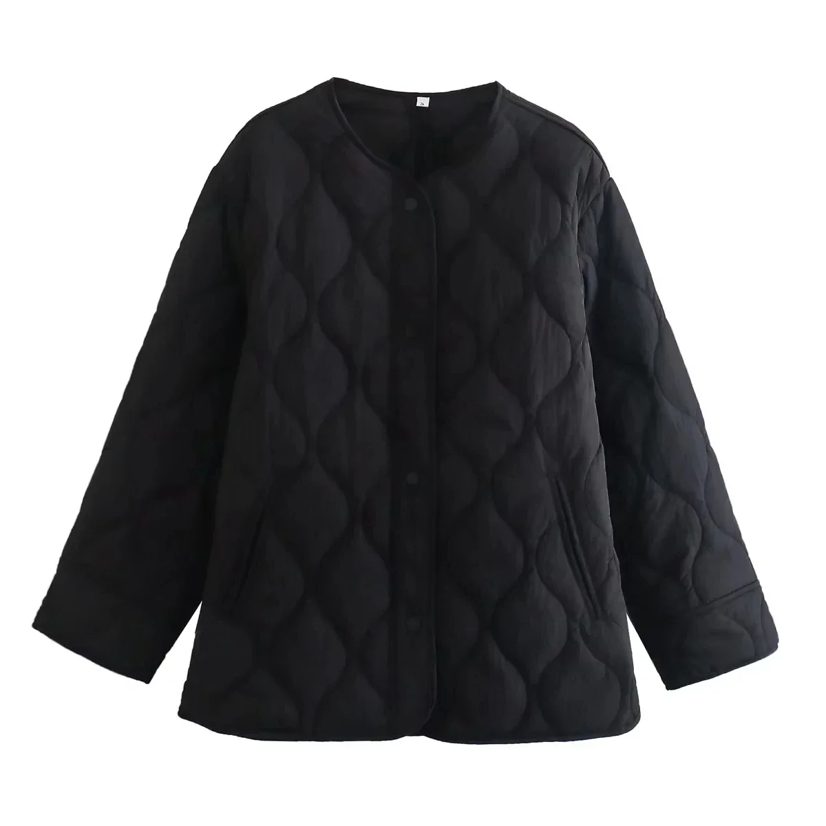 Green Oversize Jackets For Women 2022 Black Padding Coat Winter Autumn Loose Quilted Casual New In Outerwears Korean Fashion Y2k