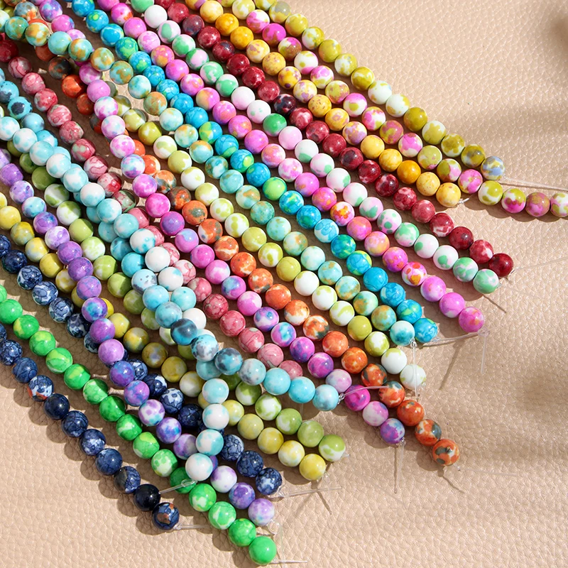 Natural Stone Optimized Bead Round Scattered Bead Spacer Beads For Making Bracelets Necklaces Earrings DIY Jewelry Accessories