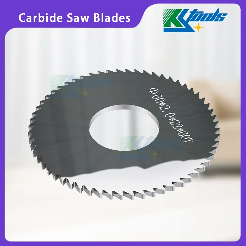 Carbide Saw Blade Milling Cutter diameter Tungsten steel saw blade milling cutter Sawtooth slotting 125*0.5-5.0mm Inner Hole 22