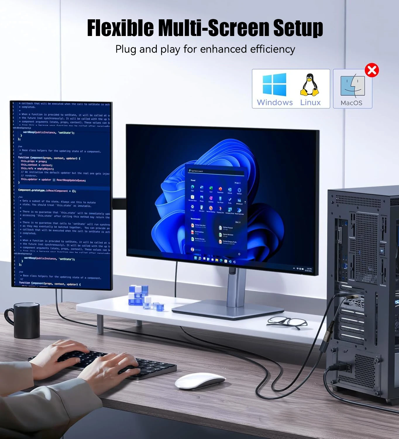 디스플레이포트-HDMI 어댑터 8K@60Hz 단방향 DP 1.4-HDMI 2.1 남성-여성 변환기 데스크탑 태블릿용 AMD NVIDIA