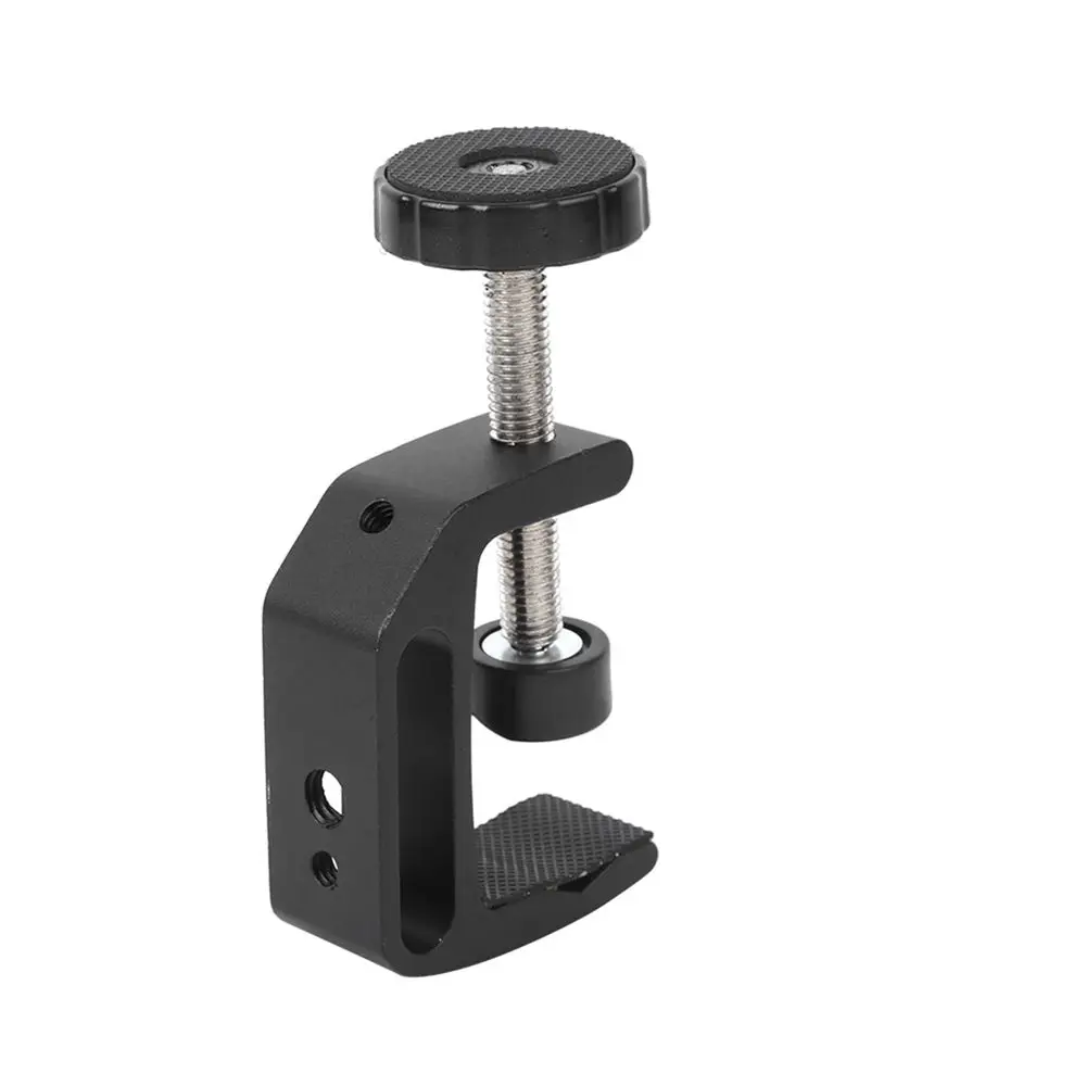 Stand Clip Flash Fixed Holder Bracket Desktop Mount C-Type Clamp Desk Fixed Holder Clip Tripod Stand Clamp Camera Lamp Clamp