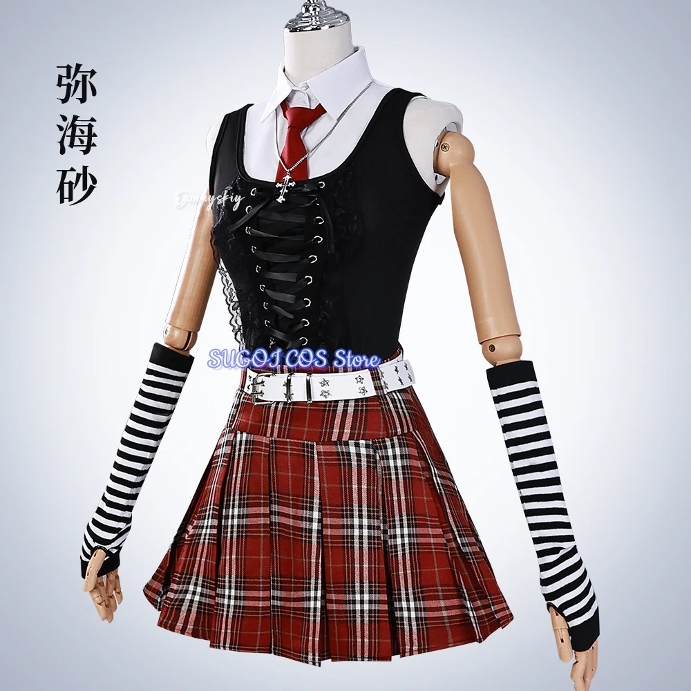 Миса Амане Косплей Примечание Смерть Джирай Кэй Костюм Дебютное Повседневное Сексуальное Платье Субкультура Ожерелье y2k Готи Лоли Униформа Экипировка Парик