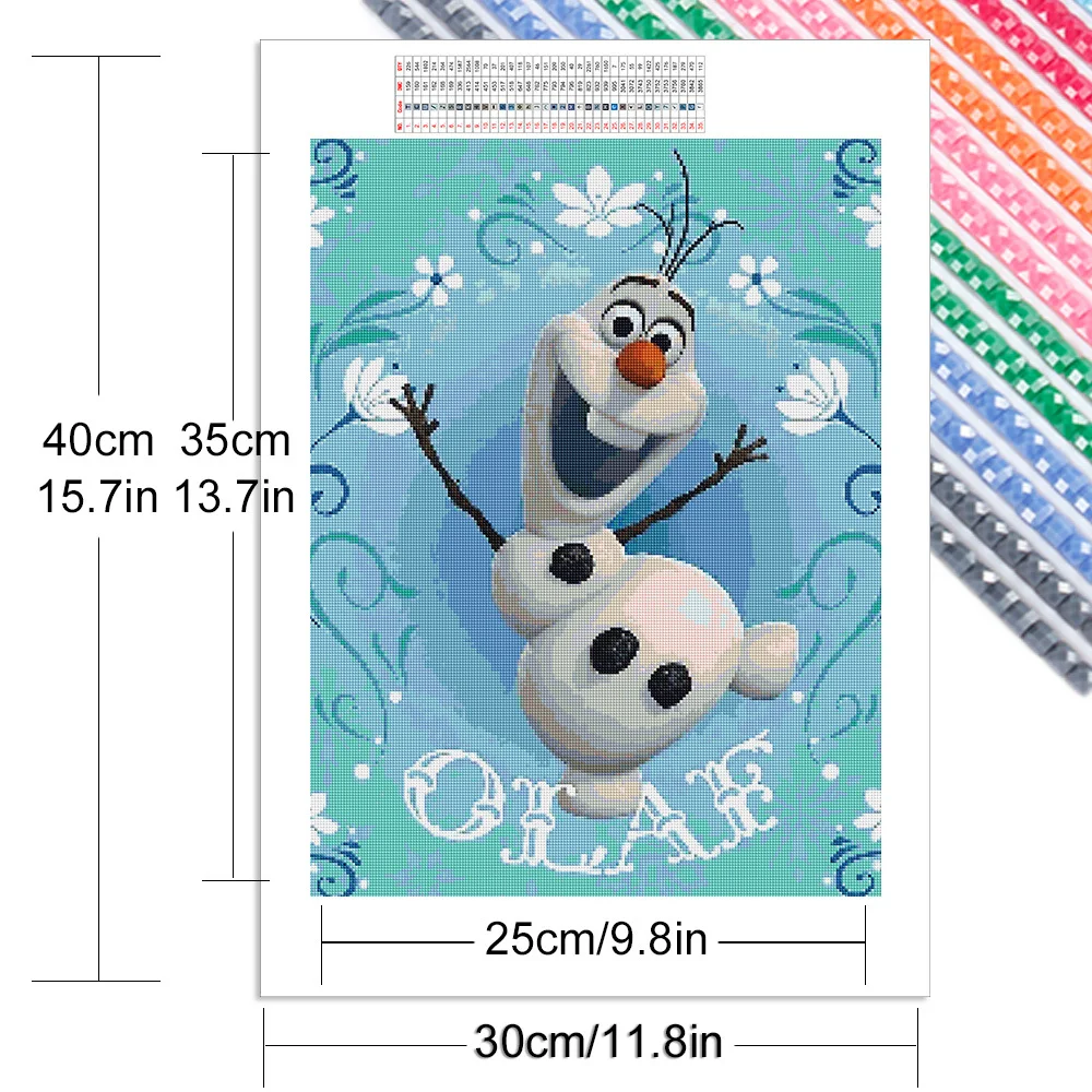 Disney Snowman Diamond Painting Olaf New Arrival Mosaic Frozen Cross Stitch Kits Embroidery Handmade Gift