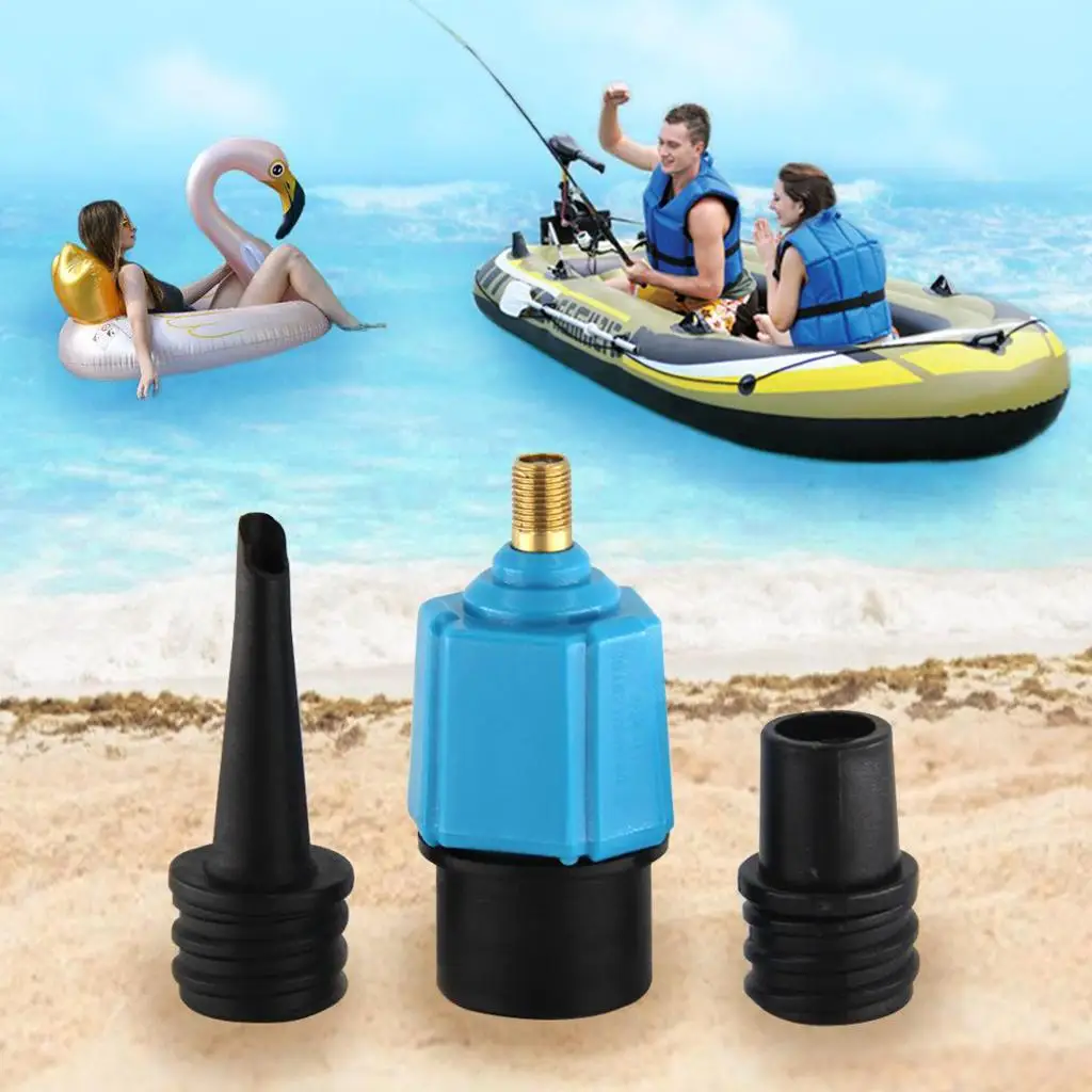 SUPs pump adapter inflatable boat air valve adapter swim pump hose