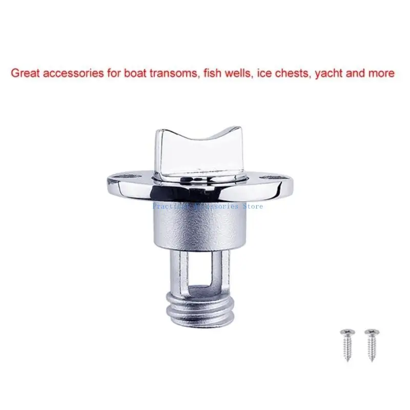 

U75E Thread Bung Fit 25mm Hole Boat Transoms Garboard Drain Plug with O Seal Ring