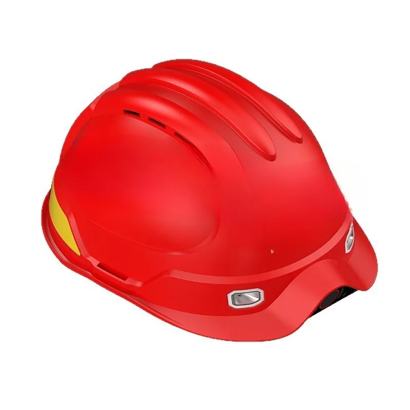 

Engineering helmet remote monitoring, positioning intercom camera rescue