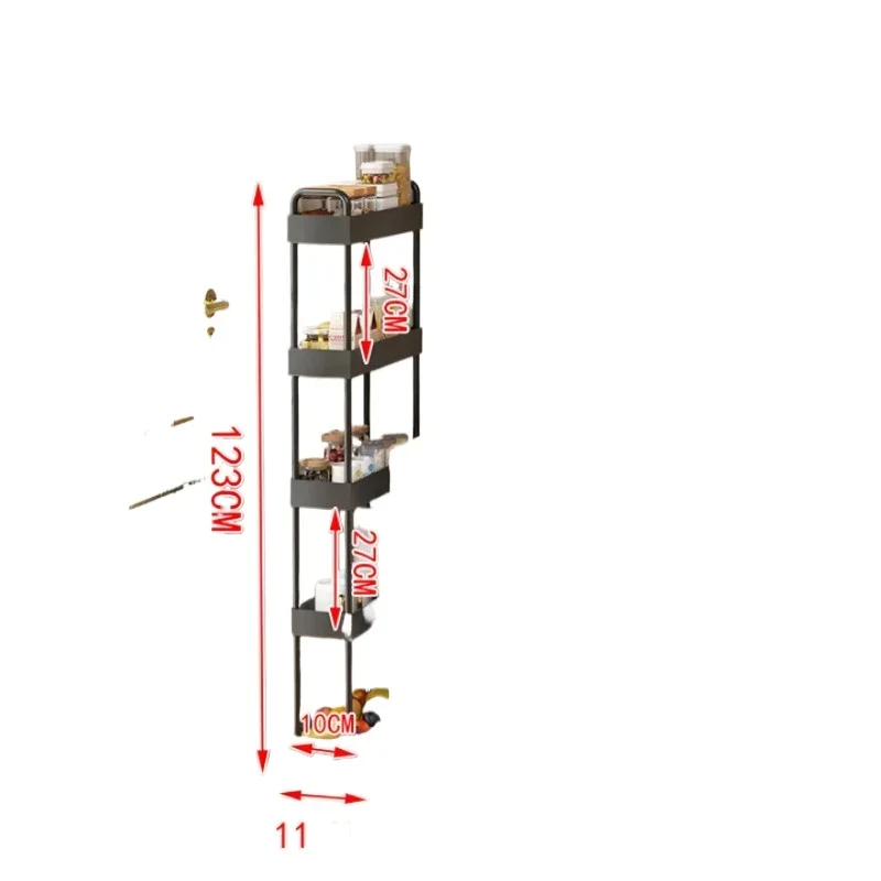 Carbon steel metal paint kitchen crevice rack