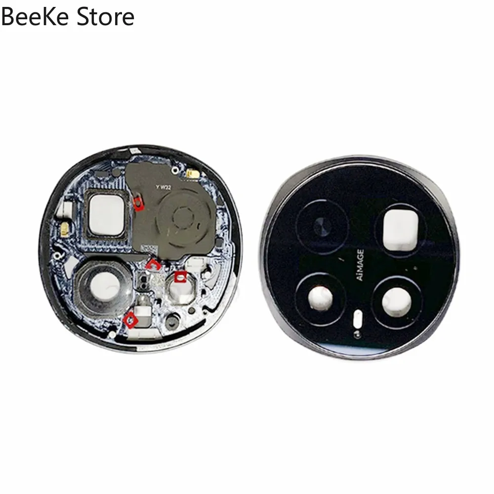 Repair Ori For HONOR Magic 8 Pro 5G Back Camera Glass Lens Replacement Rear Lens Glass + Frame Bezel Holder