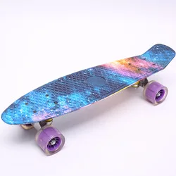 Hot Sell Height Custom 22 Inches Skateboard Profesional 4 Wheel Children Skating Board