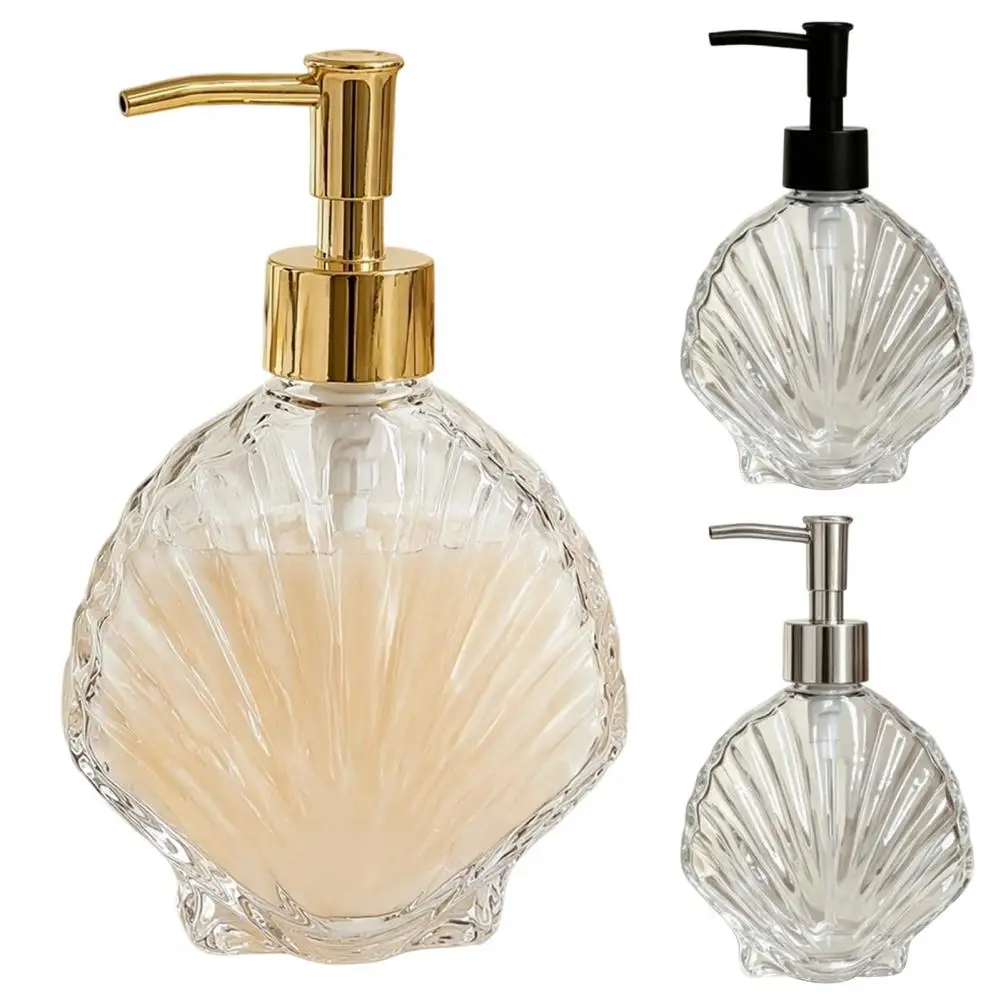 Creative Glass Hand Sanitizer Dispensing Bottles Luxury Hotel Bathroom Accessories Shampoo Lotion Bottle Dispenser.