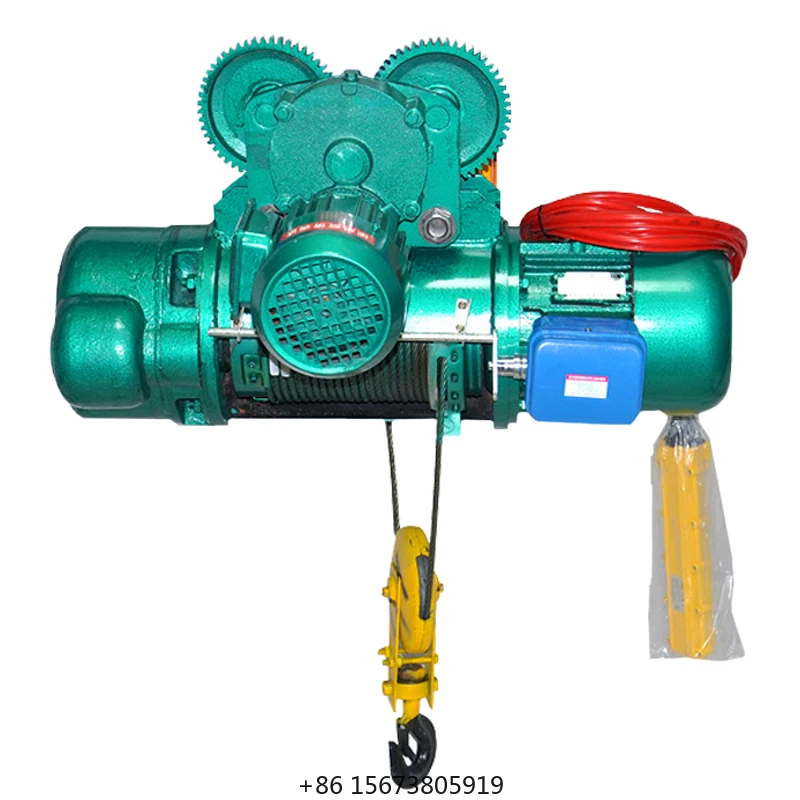 CD1/MD1 Type Fixed Wire Rope Electric Hoist Spare Parts Electric Wire Rope Hoist Trolley