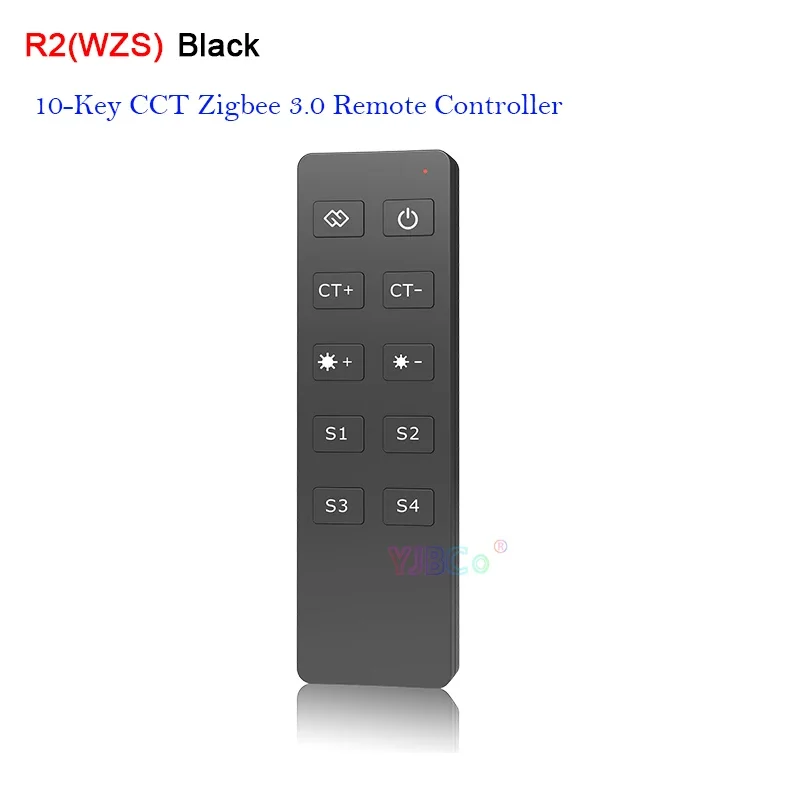 Skydance Zigbee 3.0 CCT wireless 10 Keys Remote Tuya APP control Dimmer apply to Zigbee 3.0 dual color LED controller or driver