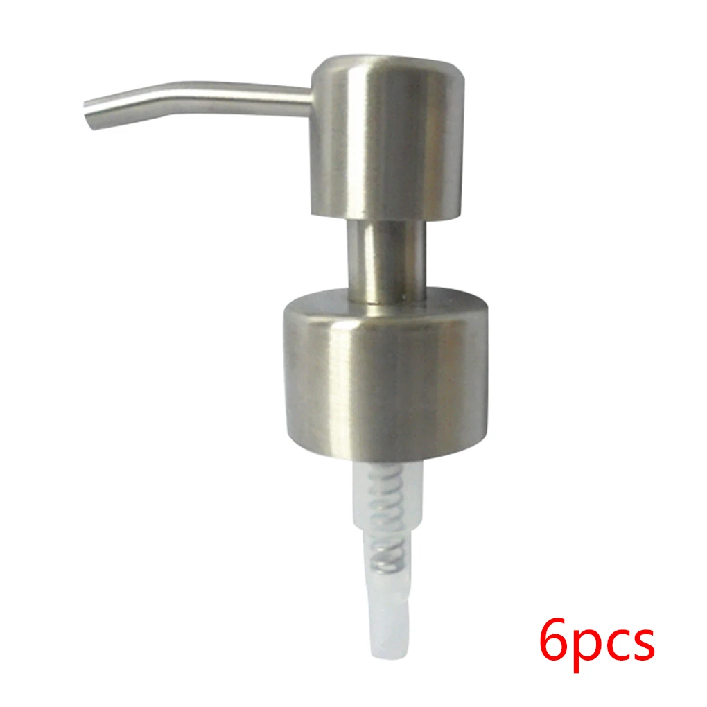 

6 шт., сменные насадки для лосьона из нержавеющей стали, шампунь, гель для душа, дозатор, насадка