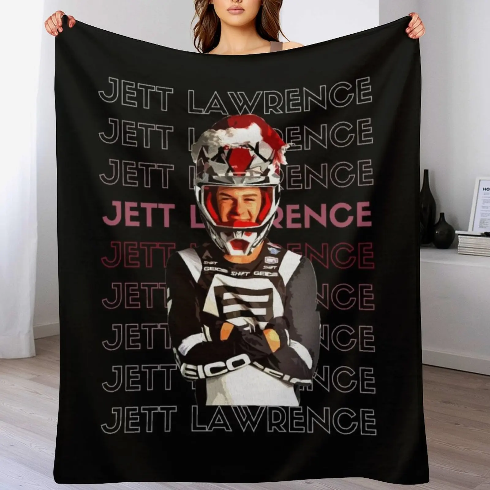 Jett Lawrence Jettson 83 Classic Tshirt Throw Blanket Bed For Baby Blankets