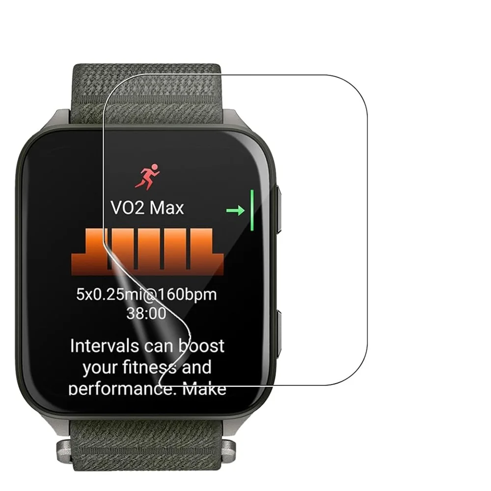 100 Buah Film Pelindung Hidrogel TPU Lembut untuk Jam Tangan Pintar Garmin Venu X1 Pelindung Layar Bening HD