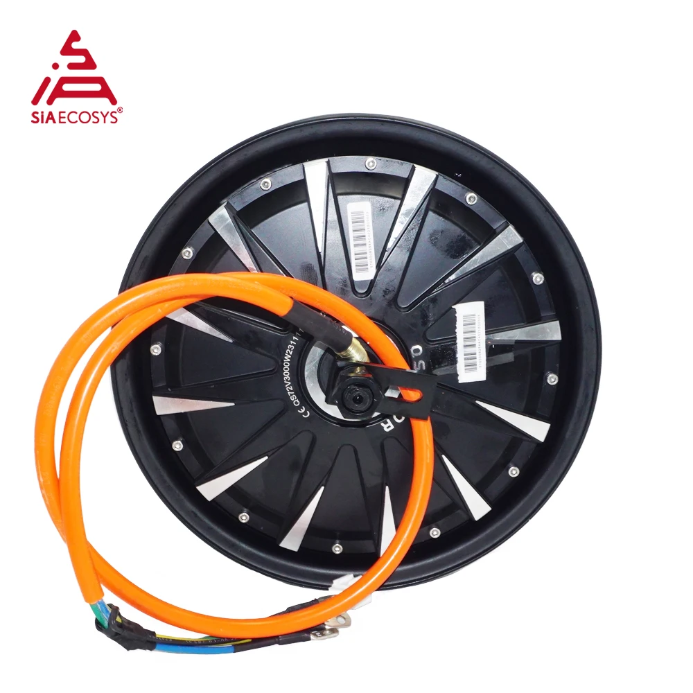 QSMOTOR QS254 12X3.5inch 3000W 40H V1.3 48V Hub Moto Fardriver ND72450 Controller Conversion Kit for Electric Scooter