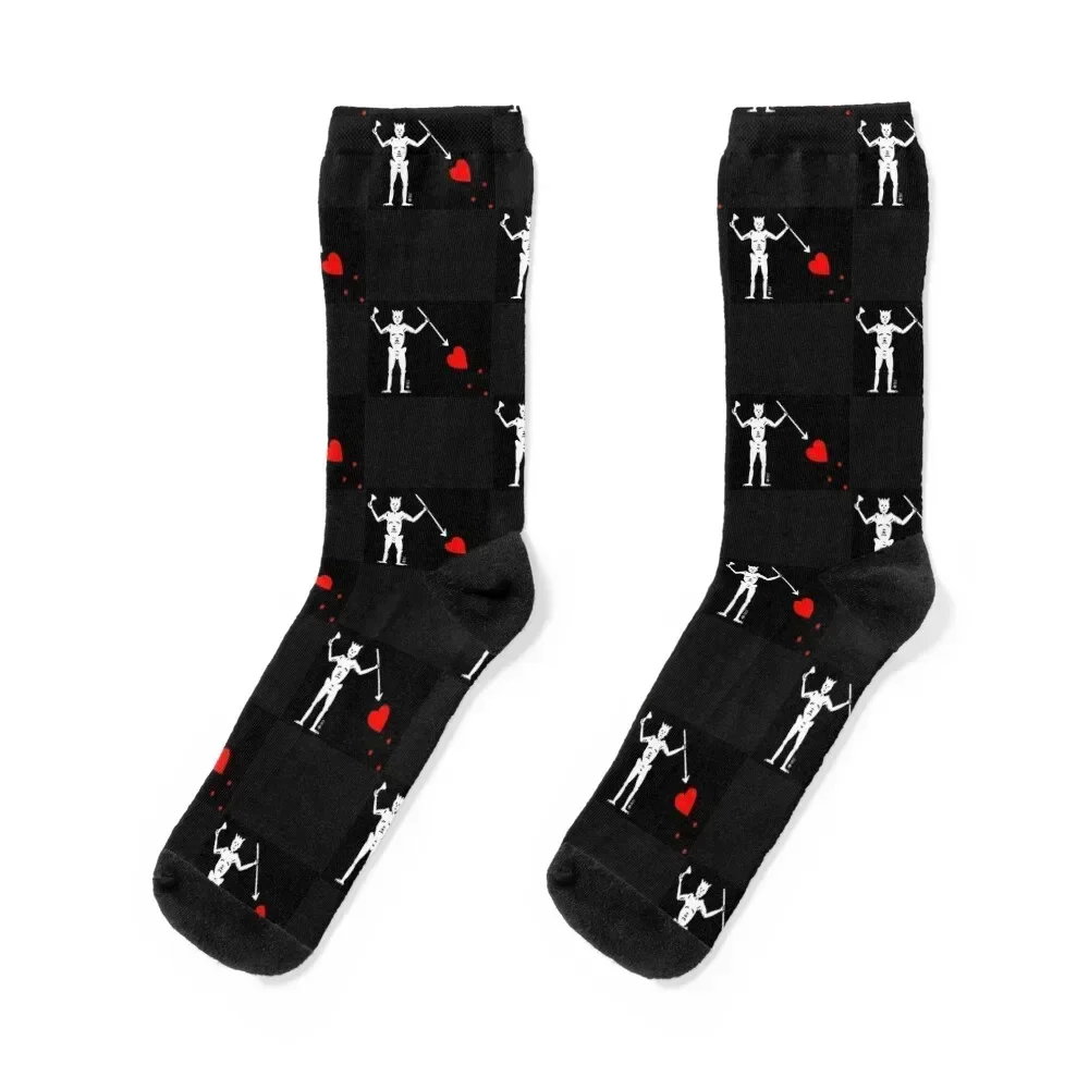 

Blackbeard Flag Socks gym anti-slip cycling Socks Female Men's