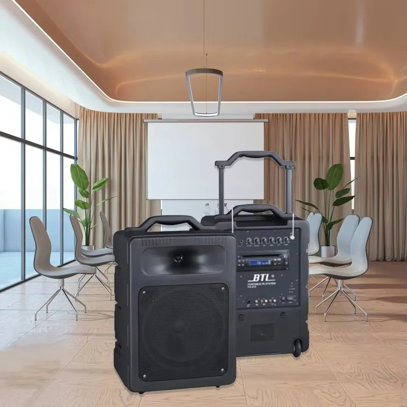 Hot Sale Professional Outdoor Speaker Multifunctional Stage Performance Wireless PA System Wireless Amplifier