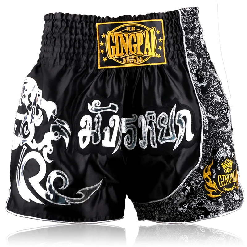 S-XXXL size Competitive Muay Thai shorts professional Sanda boxing suit adult competition training MMA combat shorts