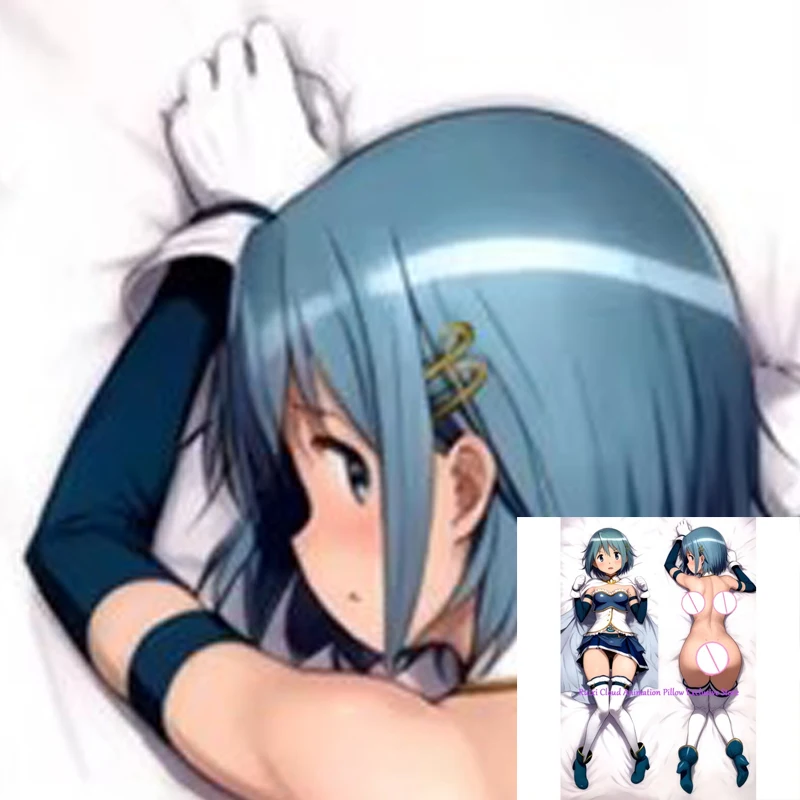 

Dakimakura Anime Pillow Cover Sayaka Double Sided Print Cushion Bedding Gifts