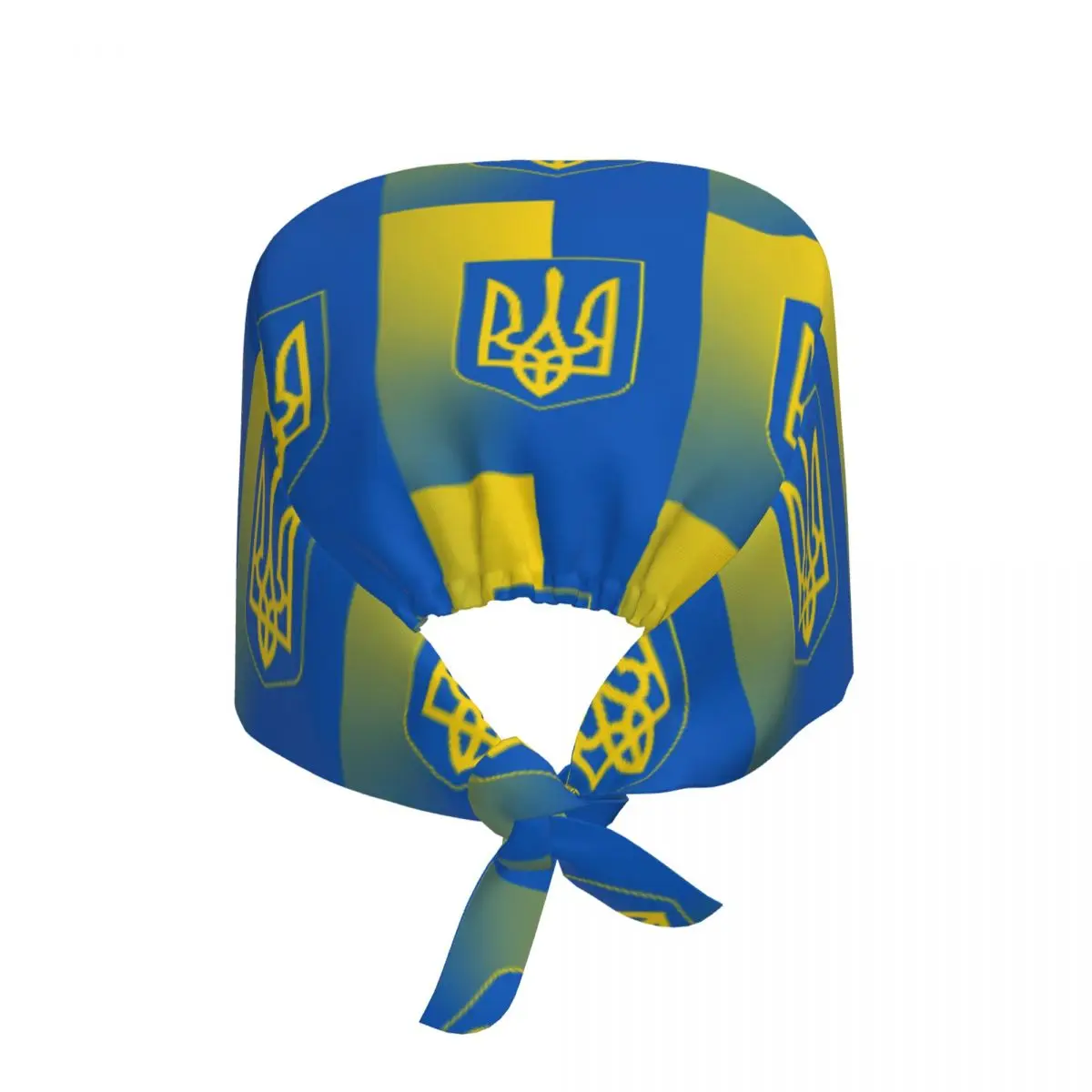 Flag Of Ukraine Scrub Hat Doctor Working Surgical Cap Men Women Adjustable Nursing Caps for Dentist