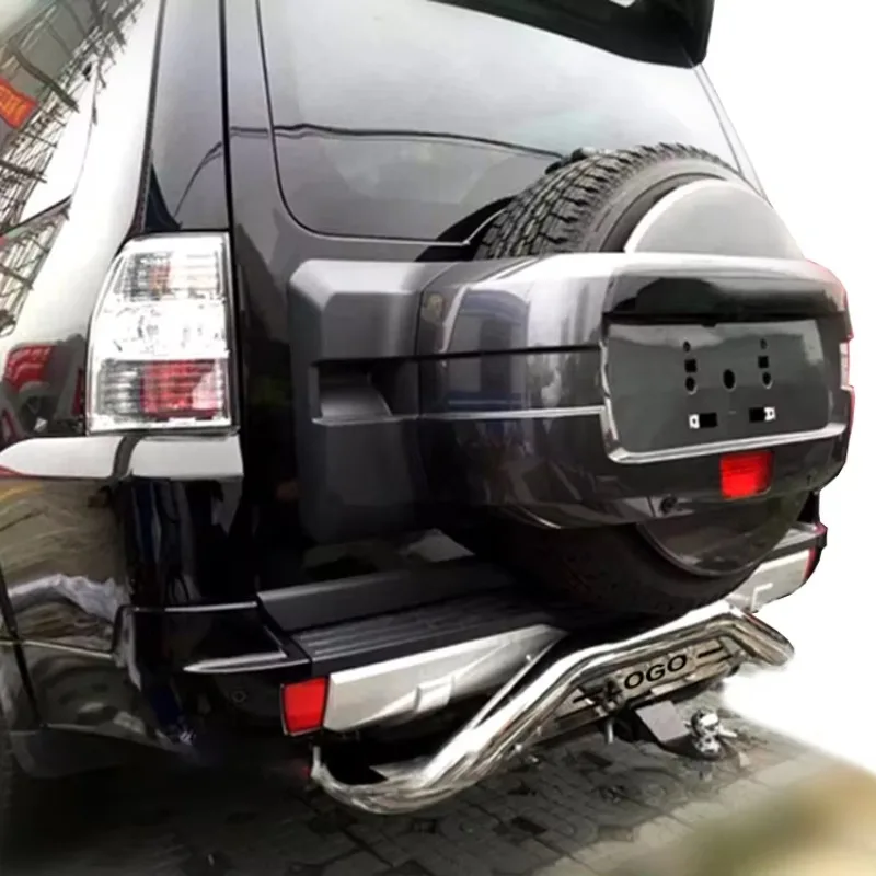 

4X4 автоаксессуары 201 задний бампер из нержавеющей стали для Pajero 2021