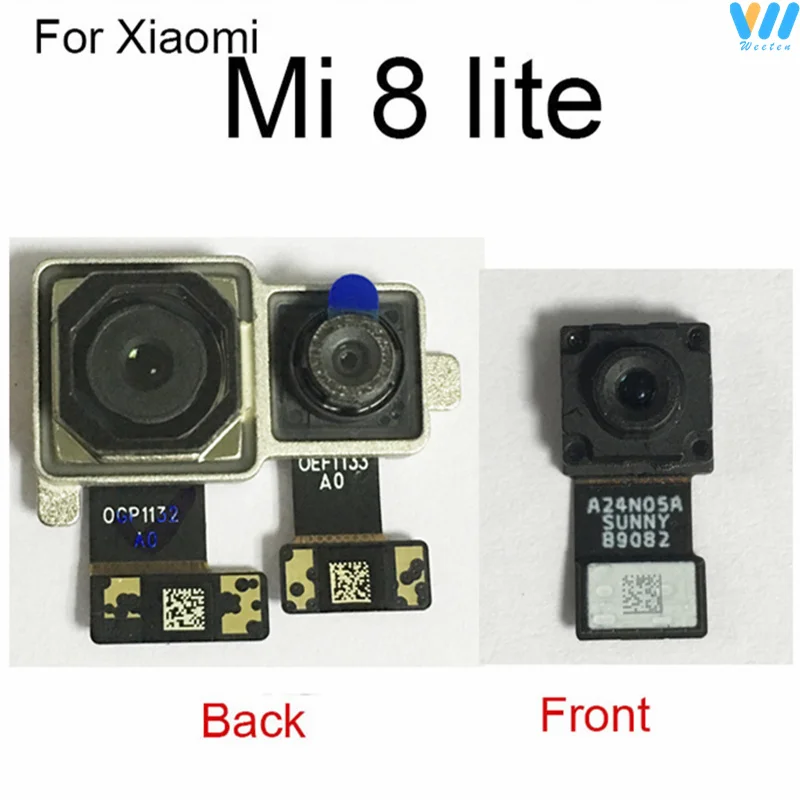 Front Rear Camera For Xiaomi Mi 8 8SE Mi 9 9SE/8 9 Lite CC9 Back Main Camera & Small Front Facing Camera Flex Cable Repair Parts