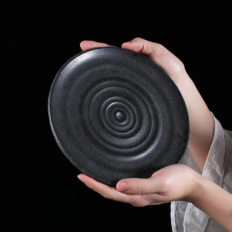 Natural Stone Teatray Hand Carved Teaset Tray, Kung Fu Teapot Stand, Home Decor Board, Ceremonial Tea Plate Luxury Artistic Gift