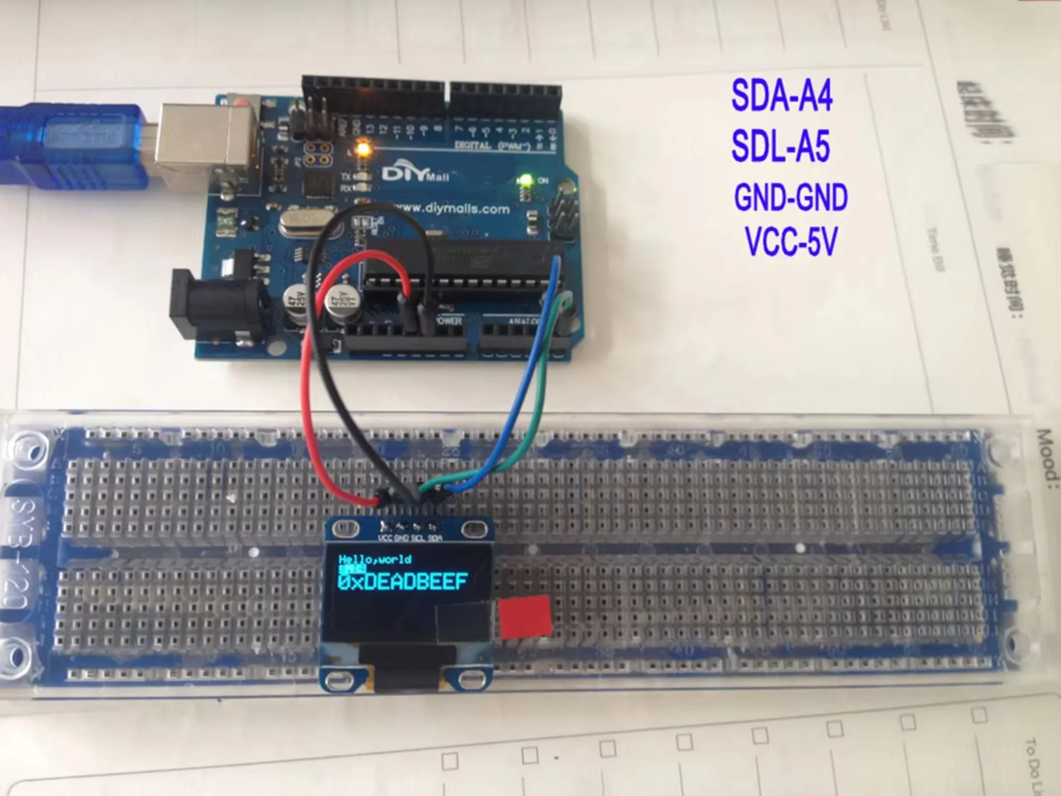 1.3 inch OLED Display Module 128X64 I2C IIC Serial SH1106 Screen for Arduino 51 STIM32 SCR DIY0142
