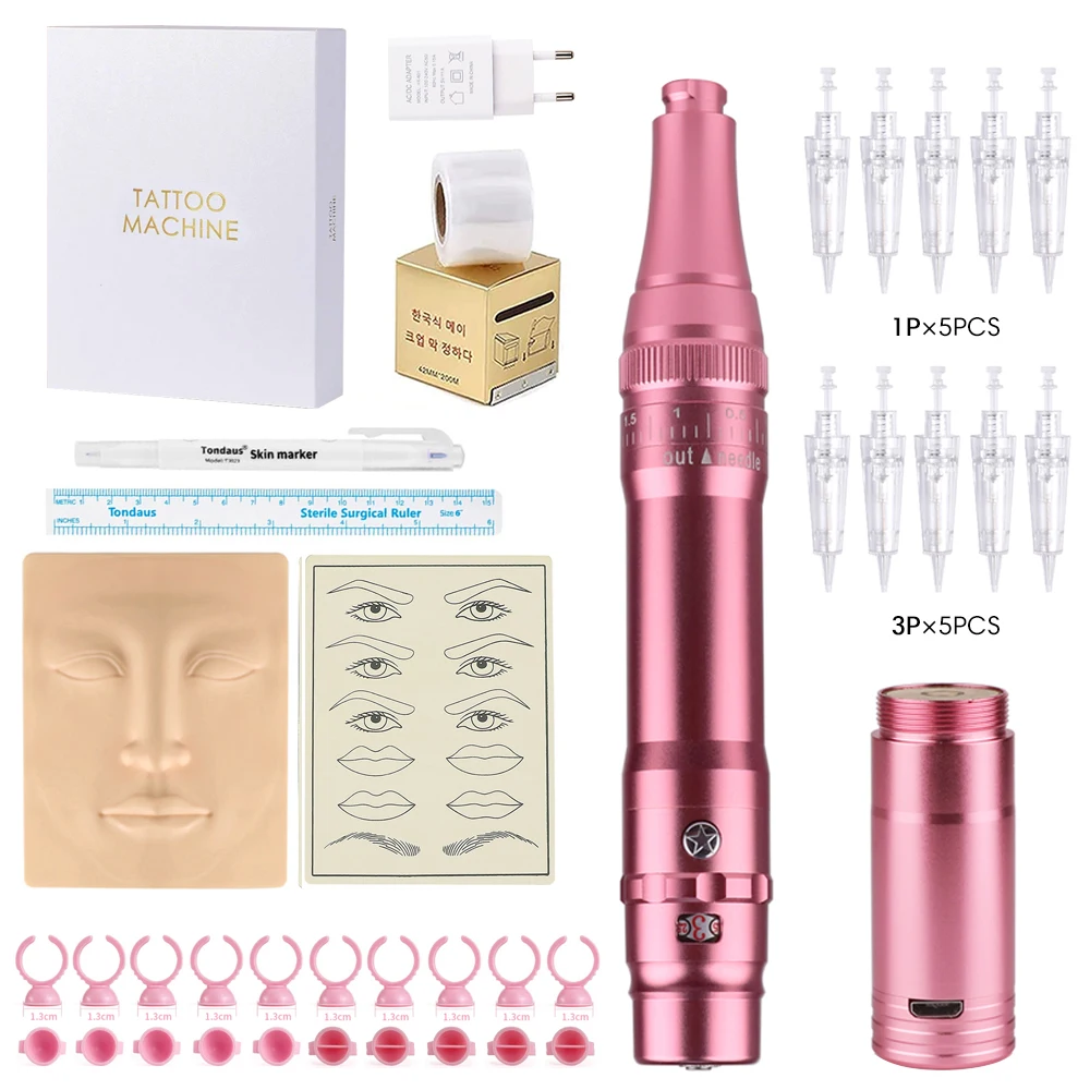 آلة الماكياج الدائم PMU - آلة Microblading، آلة وشم الحواجب، مجموعة الماكينات اللاسلكية تحقق نتائج لا تشوبه شائبة