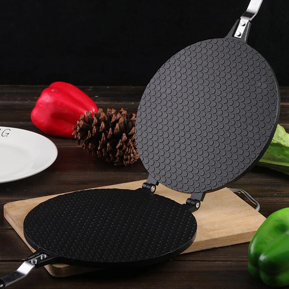 Portable Waffle Maker Egg Roll Machine Pancake Dessert Cooking Tool Multi use Cone Baker Kitchen Accessory Aluminum Non slip H