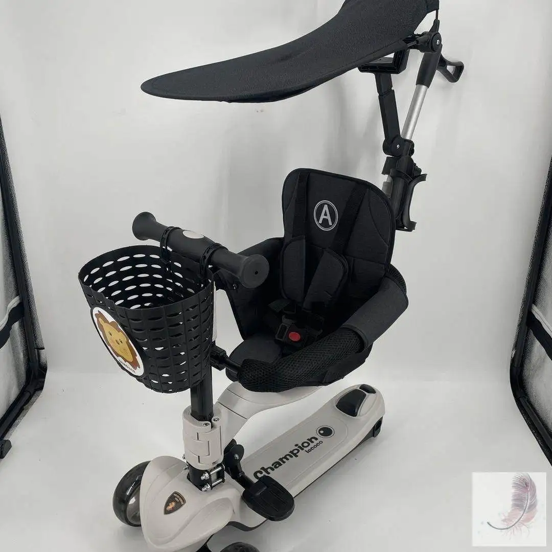 Accesorios para cochecito de bebé, valla de seguridad, campana de paseo, soporte para vasos para patinete infantil, varilla d...