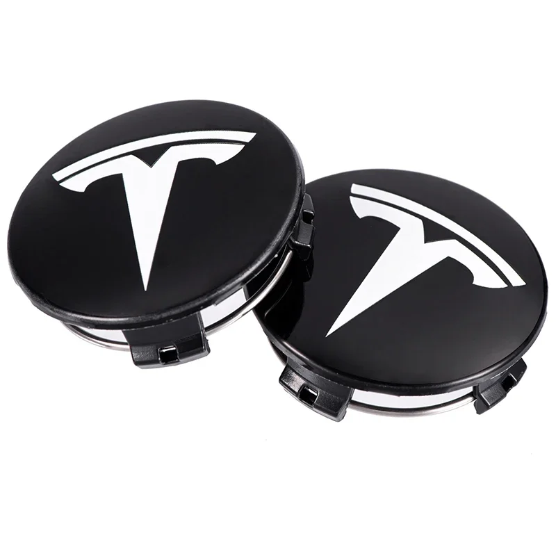 

for Tesla Model Y X S Original Auto Accessories 4pcs/set 56mm Tesla Model 3 Model Y Original Covers Hub Caps Wheel Center Caps
