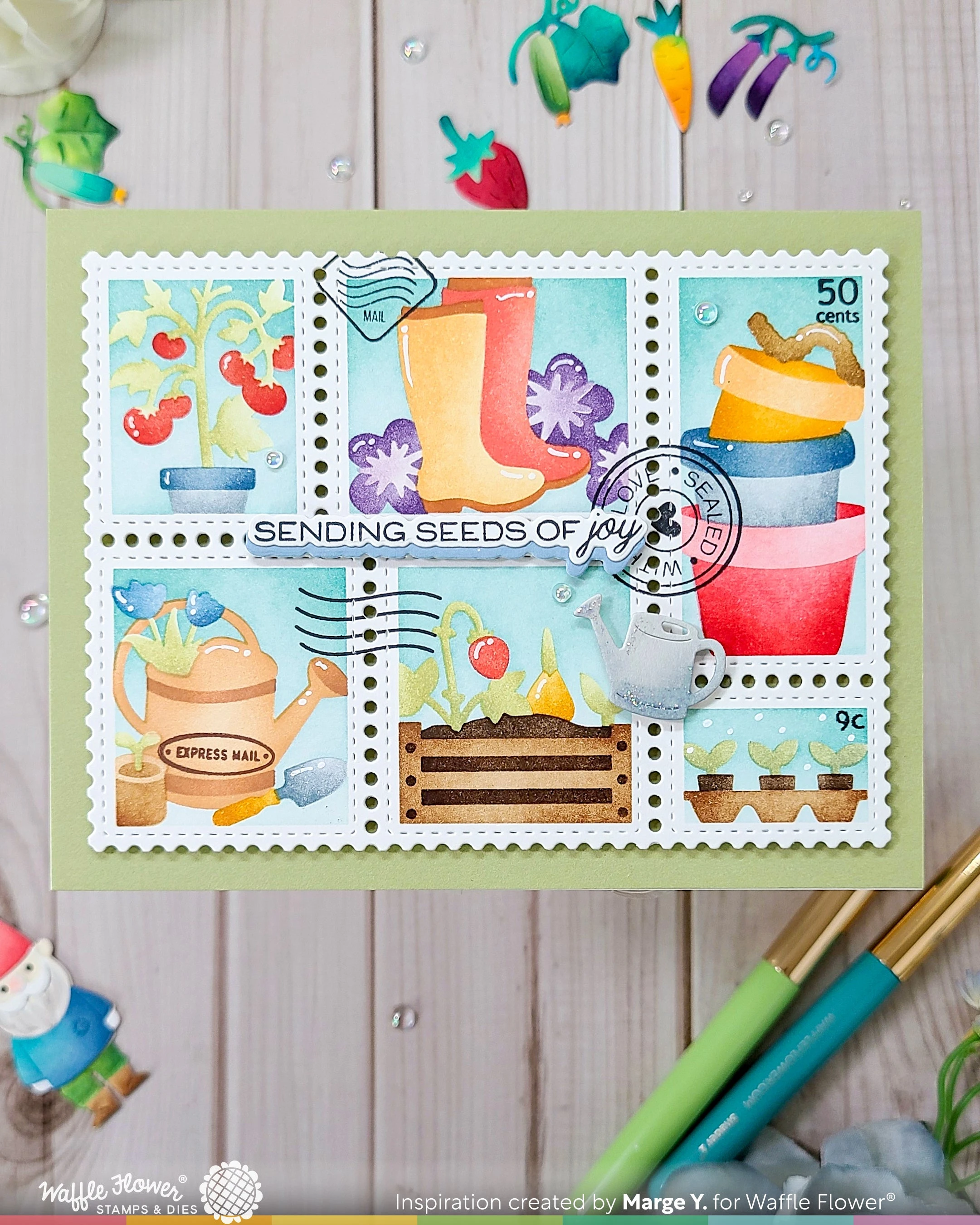 Seed Packet Icons 2026 Metal Cutting Dies and Clear Stamps cut die mold blade knife punch Scrapbook Paper craft stencils dies