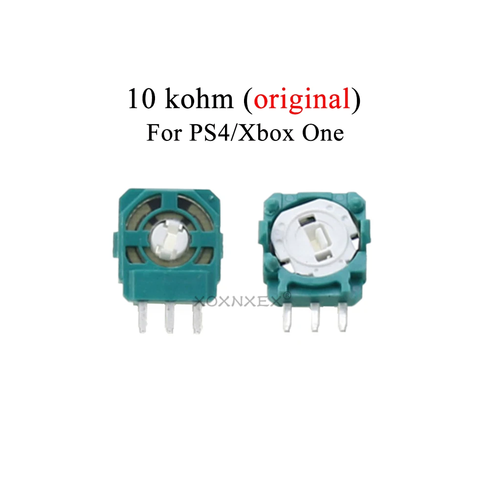 1 قطعة الأصلي ثلاثية الأبعاد التناظرية مايكرو التبديل الاستشعار ل PS4 PS5 تحكم ثلاثية الأبعاد Thumbstick محور المقاومات الجهد ل Xbox one
