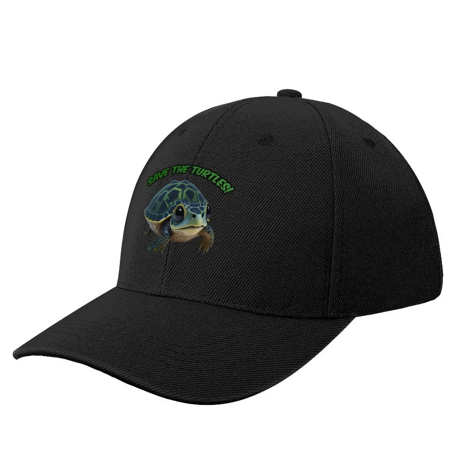 

Save the turtles! Baseball Cap Luxury Brand Anime Hat Sunscreen For Girls Men's