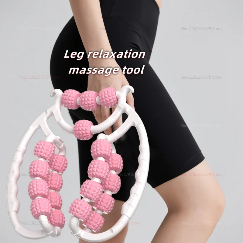 

Ring Clamp Leg Massager for Calf Muscle Relaxation and Slimming Kneading Roller for Home Gym Fitness Exercise Equipment