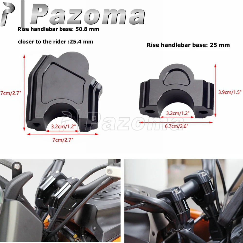 1inch& 2inch CNC Motorcycle Rise Handlebar Risers For Harley Pan America 1250 RA1250 Special RA1250S Handle Bar Riser 2021 2022