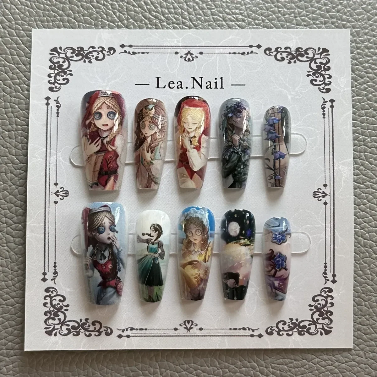 الهوية الخامس كرنفال كرسي مسمار الفن مانيكير فتاة Naib إميلي إيما تزيين مجوهرات الأظافر تأثيري الدعائم طالب الكرتون الهدايا #4