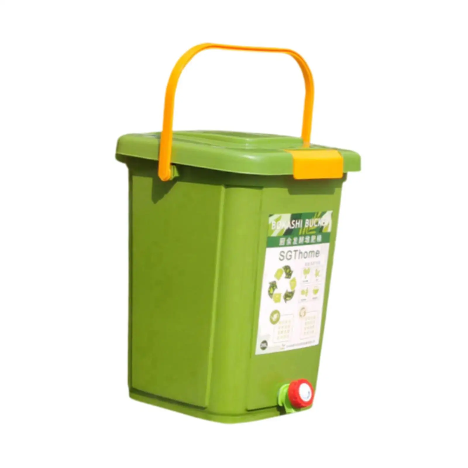 Picture 4: Countertop Compost Bin Sealed Portable Fermentation Barrel 20L Composting Bucket for Food Waste Farm Household Outdoor Kitchen