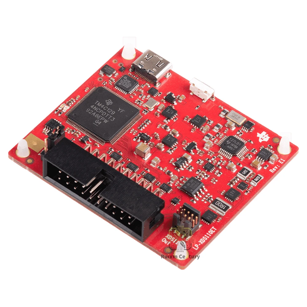 FOR TI LP-XDS110ET XDS110ET LaunchPad Debugger EnergyTrace++ Power Profiling USB-C 20-Pin Edge 10-Pin XDS110 UART JTAG Card