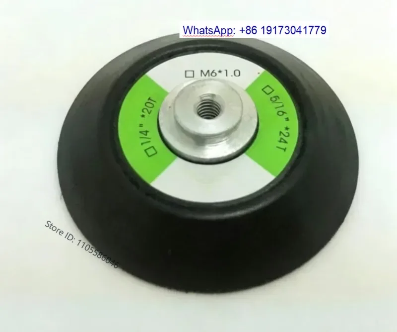 2pcs/  Tray 3-inch M6 internal thread chassis 3-inch internal thread blue leather tray，polishing disc
