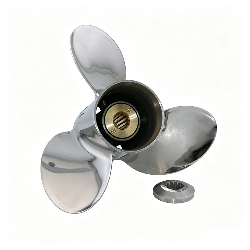 Captain Outboard Propeller Pitch 9-16 Fit Mercury Outboard Engines 25-70HP 13 Teech Pressed-in Hub Similar to Solas New Saturn