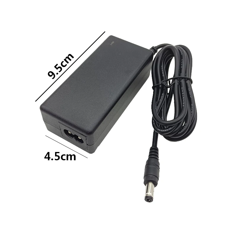 12.6V 2A Lithium Battery Charger For 3Series Li-ion Battery 12.6V Charger Power Supply Battery Pack 5.5*2.5mm DC Plug AU US UK