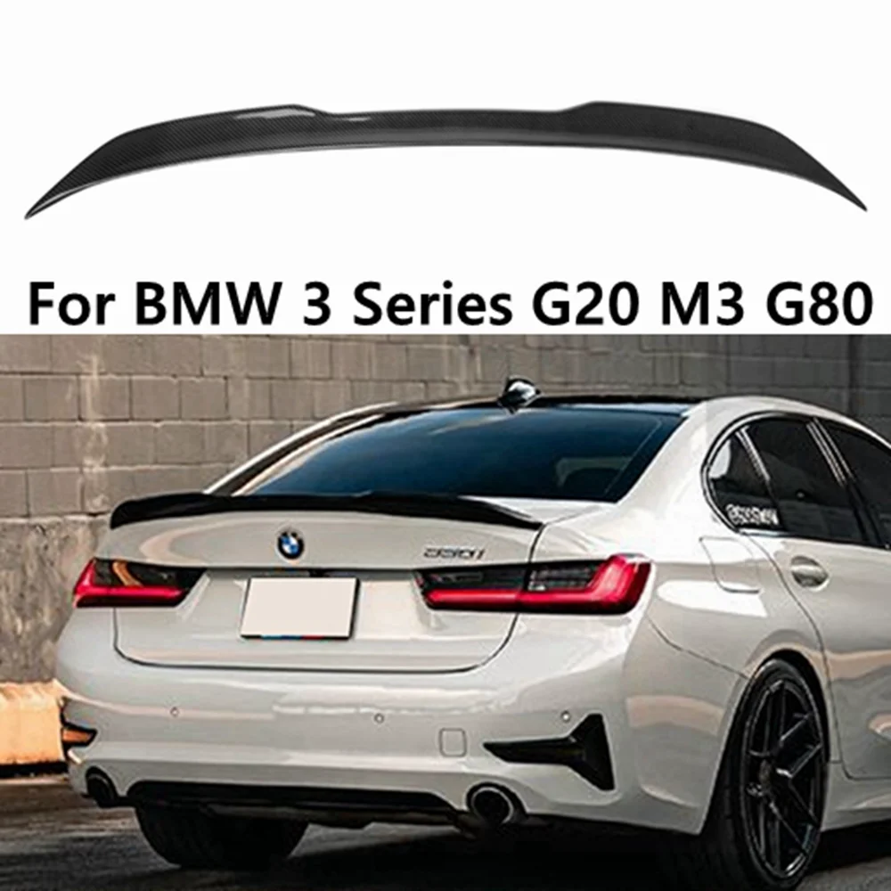 

For BMW 3 Series G20 G28&M3 G80 PRO Style Carbon fiber Rear Spoiler Trunk wing 2018-2023 FRP Forged carbon