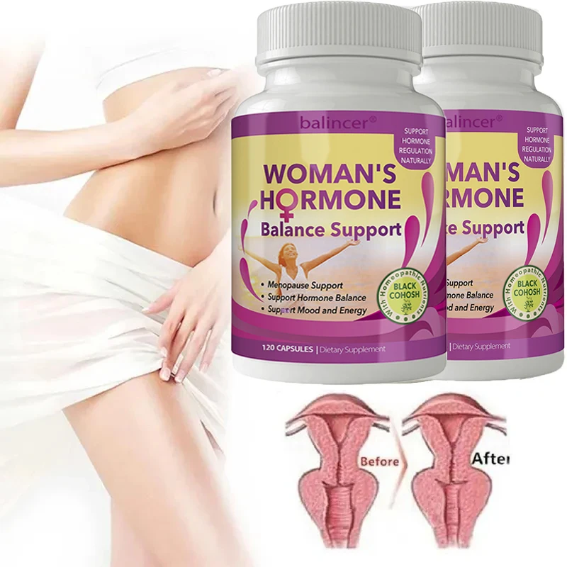 Estrogen Supplement for Women To Support Female Hormone Balance and Healthy Ovarian Function, Enhancing Mood and Energy